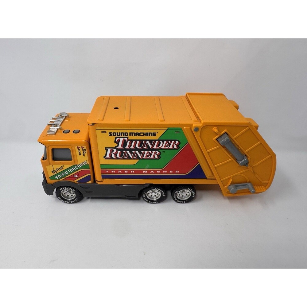 Nylint Thunder Runner Trash Masher Garbage Truck Sound Machine (Video)